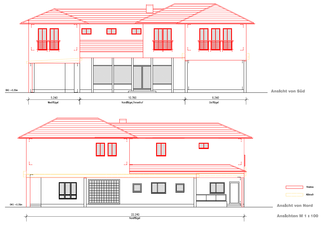 BAU.DE / BAU-Forum: 1. Bild zu Antwort "Zeichnungen zur Aufstockung: Visualisierung des Bauprojekts" auf die Frage "Architekt versch&auml;tzt: Kostenexplosion um 100.000&euro; &ndash; Was tun? Honorar, Rechte, Alternativen" im BAU-Forum "Architekt / Architektur"
