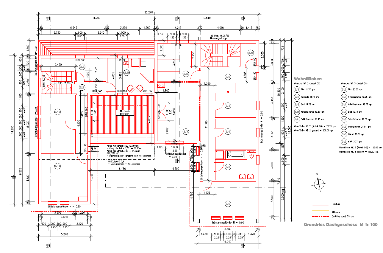BAU.DE / BAU-Forum: 3. Bild zu Antwort "Zeichnungen zur Aufstockung: Visualisierung des Bauprojekts" auf die Frage "Architekt versch&auml;tzt: Kostenexplosion um 100.000&euro; &ndash; Was tun? Honorar, Rechte, Alternativen" im BAU-Forum "Architekt / Architektur"