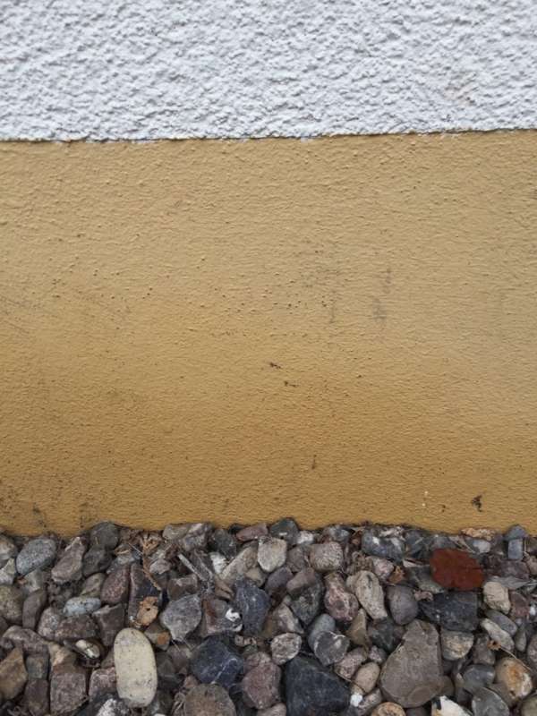 BAU.DE / BAU-Forum: 2. Bild zu Frage "Aufsteigende Feuchtigkeit in Putzfassade: Ursachen, Sanierung & Kosten?" im BAU-Forum "Außenwände und Fassaden" BAU.DE / BAU-Forum: 2. Bild zu Frage "Aufsteigende Feuchtigkeit in Putzfassade: Ursachen, Sanierung & Kosten?" im BAU-Forum "Außenwände und Fassaden"