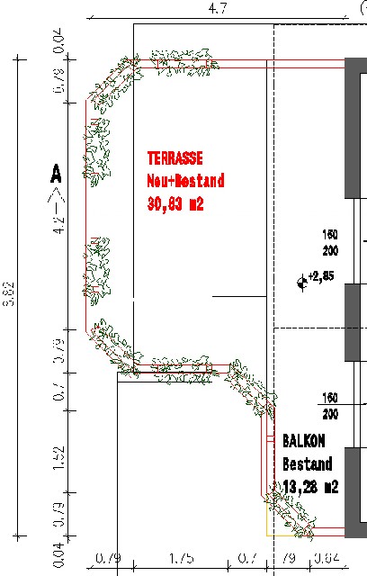 BAU.DE / BAU-Forum: 1. Bild zu Frage "Fuge Estrich Terrasse/Balkon" im BAU-Forum "Balkon und Terrasse"