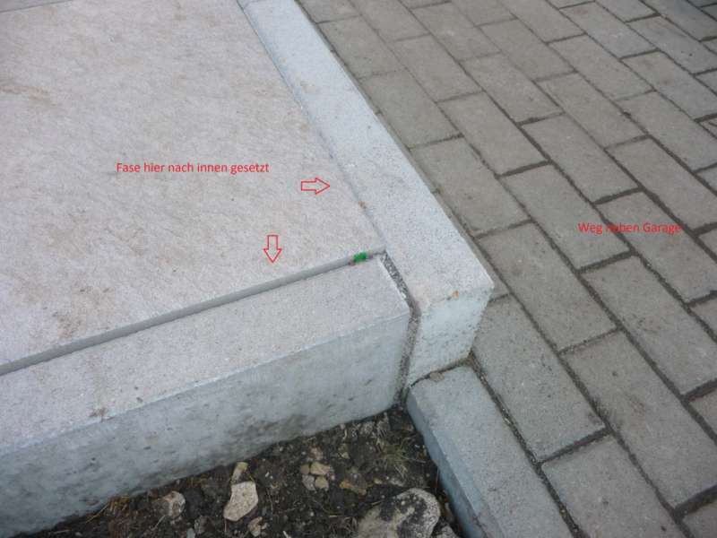 BAU.DE / BAU-Forum: 1. Bild zu Frage "Einbaulage Randsteine" im BAU-Forum "Balkon und Terrasse"