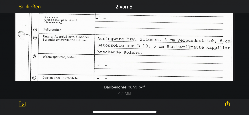 BAU.DE / BAU-Forum: 1. Bild zu Frage "Steinwollmatte als kapillarbrechende Schicht unter Bodenplatte: Sinnvoll? Aufbau, Vor- & Nachteile" im BAU-Forum "Baustoffe"