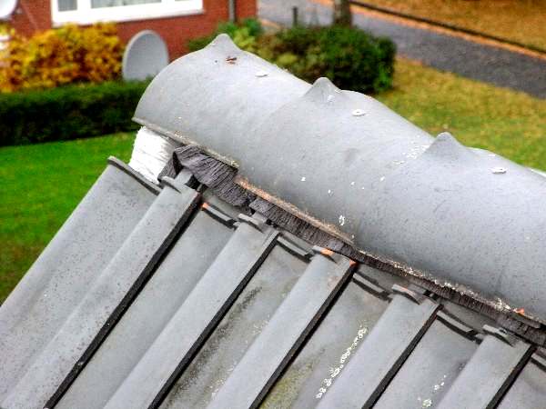 BAU.DE / BAU-Forum: 4. Bild zu Frage "Schiefe Firstpfannen nach Dachsanierung: Ursachen, Risiken & Korrektur durch Fachmann?" im BAU-Forum "Dach" BAU.DE / BAU-Forum: 4. Bild zu Frage "Schiefe Firstpfannen nach Dachsanierung: Ursachen, Risiken & Korrektur durch Fachmann?" im BAU-Forum "Dach"