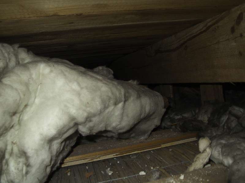 BAU.DE / BAU-Forum: 3. Bild zu Frage "Zellulosed&auml;mmung oberste Geschossdecke: Kosten, Dicke & Risiken bei alter Glaswolle?" im BAU-Forum "Dach"