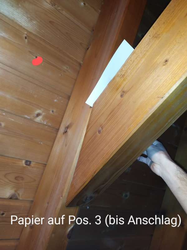 BAU.DE / BAU-Forum: 3. Bild zu Antwort "Holzbalken liegen schief" auf die Frage "Schiefe Holzbalken in Maisonette: Gefahr, Ursachen & Sanierungskosten?" im BAU-Forum "Dach"