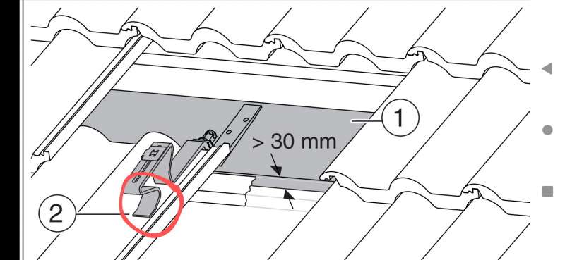 BAU.DE / BAU-Forum: 1. Bild zu Frage "Kondenswasser an Ziegel durch Dachhaken" im BAU-Forum "Dach"