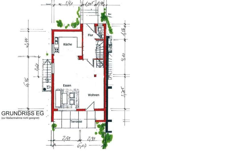 BAU.DE / BAU-Forum: 1. Bild zu Antwort "Kann denn die K&uuml;che" auf die Frage "REH Umbau EG (1970): Grundriss&auml;nderung, Raumaufteilung & Schallschutz verbessern?" im BAU-Forum "Grundriss-Diskussionen"