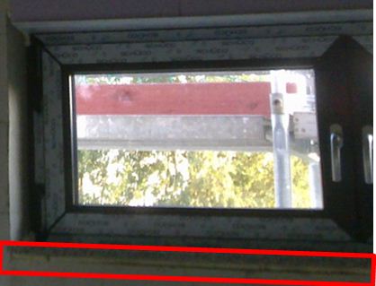 BAU.DE / BAU-Forum: 1. Bild zu Frage "Innenfensterbank (Naturstein) mit Montageschaum befestigt &nbsp;-&nbsp; ist das ok?" im BAU-Forum "Fenster und Au&szlig;ent&uuml;ren"