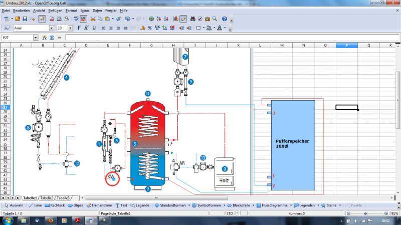BAU.DE / BAU-Forum: 1. Bild zu Frage "Hydraulische Verschaltung Schichtenspeicher" im BAU-Forum "Heizung / Warmwasser"