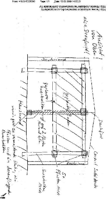 BAU.DE / BAU-Forum: 1. Bild zu Frage "Carport Querbalken f&uuml;r Zwischenboden unterm Dach einziehen" im BAU-Forum "Holzbau"