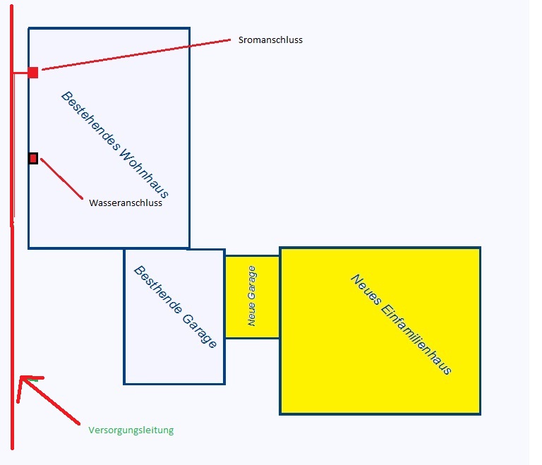 BAU.DE / BAU-Forum: 1. Bild zu Frage "Strom- & Wasseranschluss Anbau: Kosten, Genehmigung & separate Zähler?" im BAU-Forum "Installation: Elektro, Gas, Wasser, Fernwärme etc." BAU.DE / BAU-Forum: 1. Bild zu Frage "Strom- & Wasseranschluss Anbau: Kosten, Genehmigung & separate Zähler?" im BAU-Forum "Installation: Elektro, Gas, Wasser, Fernwärme etc."
