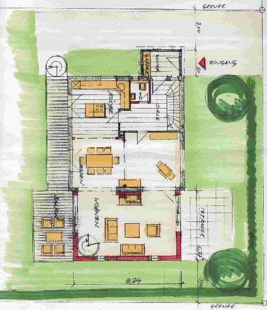 BAU.DE / BAU-Forum: 1. Bild zu Frage "Haussanierung: Entscheidungshilfen f&uuml;r Kaminsystem gerne mit Wasserteil" im BAU-Forum "Kamin und Kachelofen"
