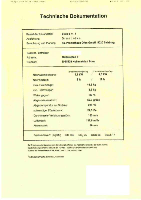 BAU.DE / BAU-Forum: 1. Bild zu Antwort "Grund&ouml;fen, Osana oder egal wie sie hei&szlig;en..." auf die Frage "Grundofen Heizleistung unzureichend: Schornsteinzug pr&uuml;fen, Ofenbauer haftbar machen?" im BAU-Forum "Kamin und Kachelofen"