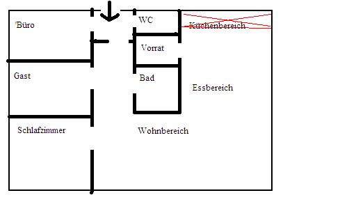 BAU.DE / BAU-Forum: 1. Bild zu Frage "Skizze Bungalow 120" im BAU-Forum "Neubau"