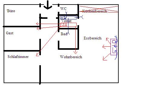 BAU.DE / BAU-Forum: 1. Bild zu Antwort "hier mit zentraler L&uuml;ftung (im Vorratsraum) Grundlastger&auml;t und..." auf die Frage "Bungalow Skizze pr&uuml;fen: Statik, Bauplanung & Genehmigung &ndash; Was ist zu beachten?" im BAU-Forum "Neubau"