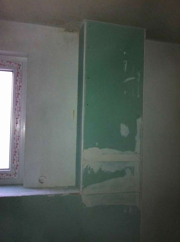 BAU.DE / BAU-Forum: 2. Bild zu Frage "Bad: muss alles mit gr&uuml;nen Gipskarton-Platten beplankt sein?" im BAU-Forum "Neubau"