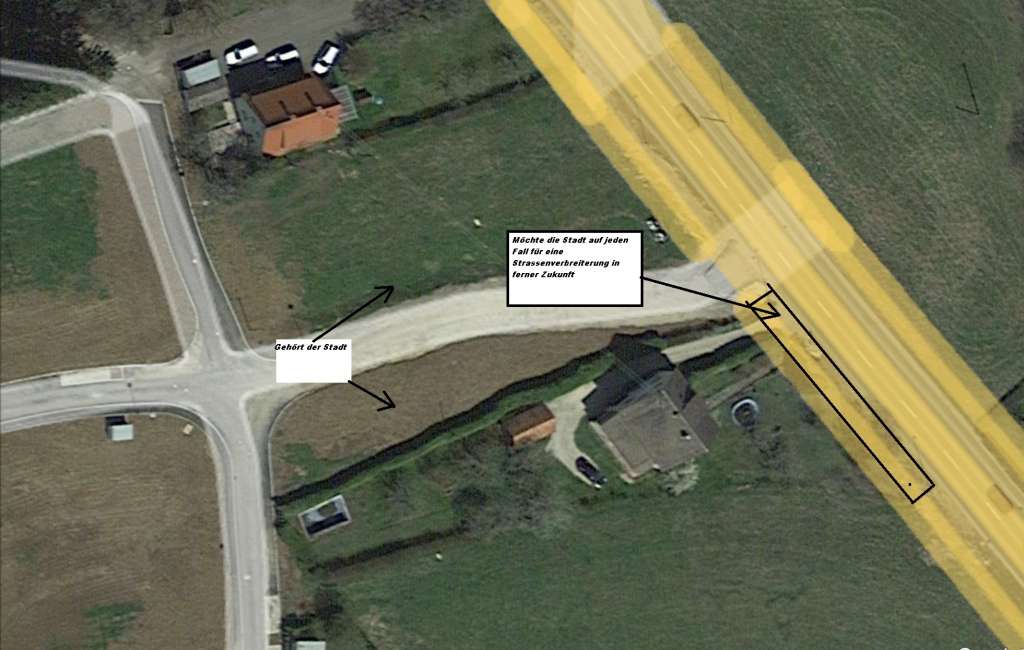 BAU.DE / BAU-Forum: 1. Bild zu Antwort "Erschlie&szlig;ungskosten: Zugangsproblematik bei Verkauf an Stadt" auf die Frage "Erschlie&szlig;ungskosten trotz Erschlie&szlig;ung vor 70 Jahren? Vorkaufsrecht der Stadt pr&uuml;fen!" im BAU-Forum "Bauplanung / Baugenehmigung"