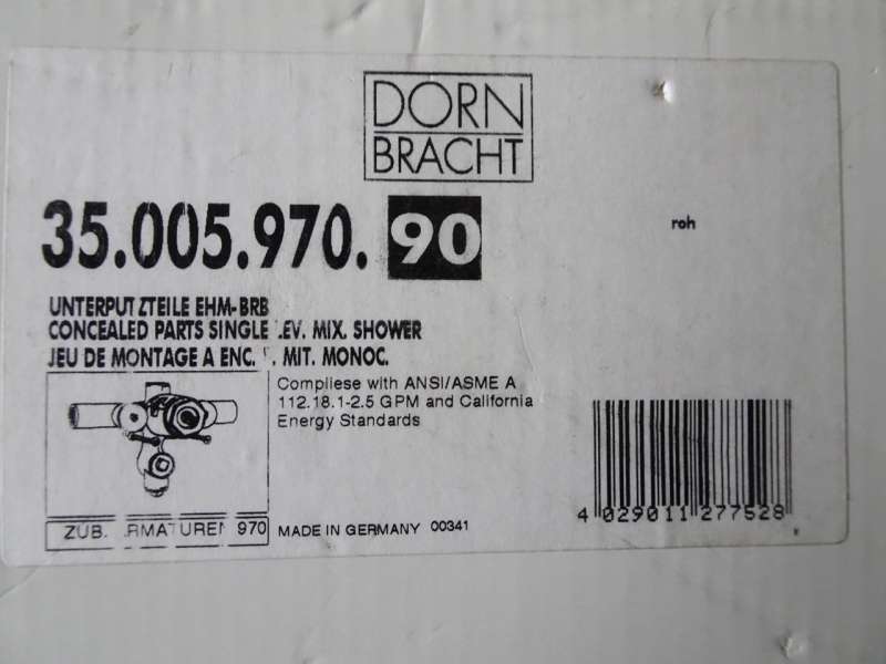 BAU.DE / BAU-Forum: 1. Bild zu Antwort "Hallo, ich habe so ein Ersatzteil (neu)..." auf die Frage "Dornbracht Meta Brausemischer reparieren: Ersatzteile, Kalk entfernen & Alternativen?" im BAU-Forum "Sanit&auml;r, Bad, Dusche, WC"