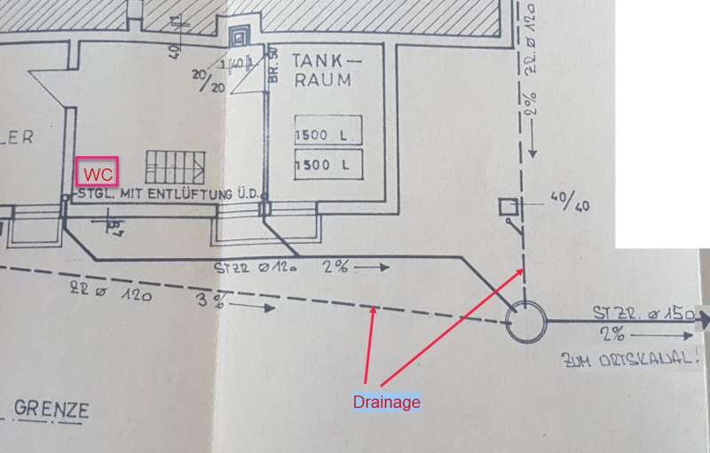 BAU.DE / BAU-Forum: 1. Bild zu Frage "Keller WC einbauen" im BAU-Forum "Sanit&auml;r, Bad, Dusche, WC"