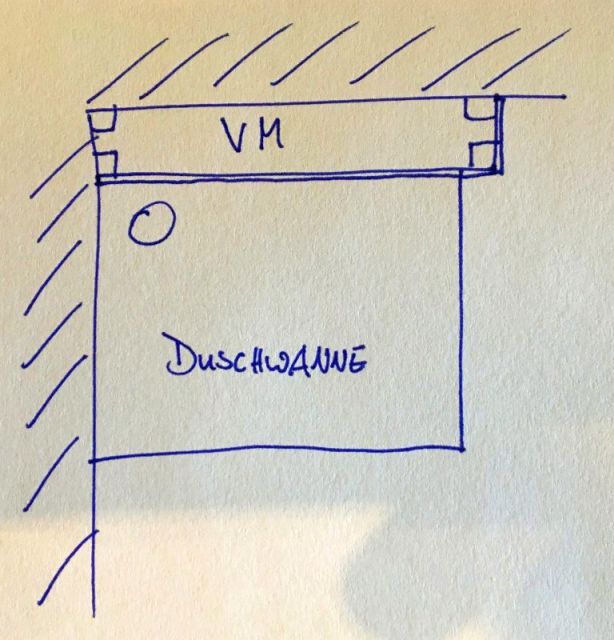 BAU.DE / BAU-Forum: 1. Bild zu Frage "Duschabtrennung an GIS-Profil schrauben" im BAU-Forum "Sanit&auml;r, Bad, Dusche, WC"