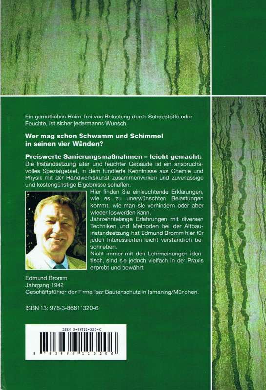 BAU.DE / BAU-Forum: 1. Bild zu Antwort "Altbau Sanierung: Buchtipp f&uuml;r gesundes Wohnen & Feuchtigkeit" auf die Frage "Fundament trockenlegen Altbau: Methoden, Kosten & Risiken der Sanierung?" im BAU-Forum "Modernisierung / Sanierung / Bausch&auml;den"