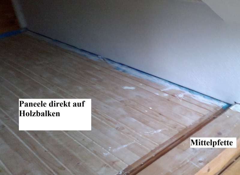 BAU.DE / BAU-Forum: 1. Bild zu Frage "Bodenaufbau sichtbare Holzbalkendecke" im BAU-Forum "Modernisierung / Sanierung / Bausch&auml;den"