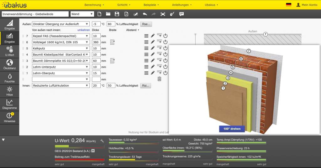 BAU.DE / BAU-Forum: 1. Bild zu Frage "Innenwanddämmung einer Vollziegelwand: Trocknungsdauer und Tauwasserrisiko" im BAU-Forum "Sonstige Themen" BAU.DE / BAU-Forum: 1. Bild zu Frage "Innenwanddämmung einer Vollziegelwand: Trocknungsdauer und Tauwasserrisiko" im BAU-Forum "Sonstige Themen"