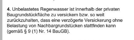 BAU.DE / BAU-Forum: 1. Bild zu Antwort "Also in der textlichen Festsetzung steht..." auf die Frage "Regenwasserversickerung bei schlechtem Boden: Was tun bei Ablehnung im Bodengutachten?" im BAU-Forum "Tiefbau und Spezialtiefbau"