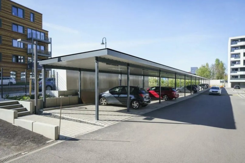 Photovoltaik Carport Anlage in Magdeburg