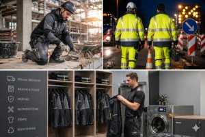 Professionelle Ausr&uuml;stung f&uuml;r Handwerksbetriebe: Langlebige Textil-Logistik im Bauwesen - Bild: BauKI / BAU.DE