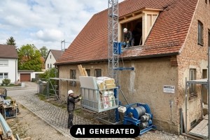 Wie viel kann man bei einem Dachausbau selbst machen? - Bild: KI-generiert / BAU.DE