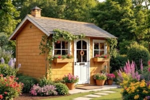 Gartenh&auml;user - Arten, Unterschiede und Kosten - Bild: BauKI / BAU.DE