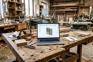 Webseiten f&uuml;r Handwerksbetriebe: Leistungsvergleich moderner Anbieter und Sichtbarkeits-Strategien 2026 - Bild: BauKI / BAU.DE