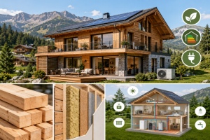 Nachhaltige Ferienimmobilien: Warum Holzbauweise, D&auml;mmung und Energieeffizienz an Bedeutung gewinnen - Bild: BauKI / BAU.DE