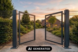 Die besten Anbieter f&uuml;r Gartenz&auml;une und Doppelstabmatten im Vergleich - Bild: KI-generiert / BAU.DE