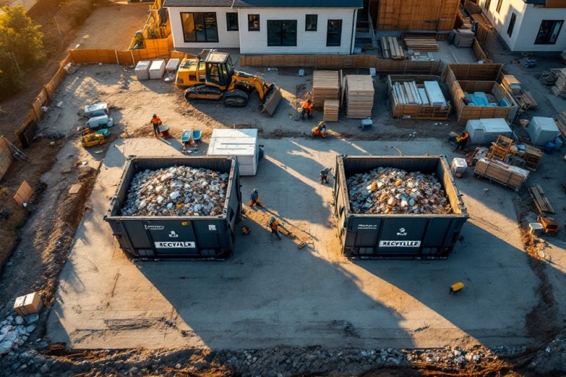Bauabf&auml;lle richtig entsorgen: Ein zuverl&auml;ssiger Containerdienst ist der Schl&uuml;ssel zu einer sauberen Baustelle