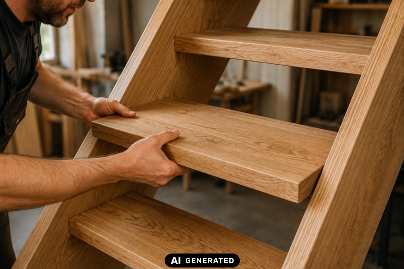 Holztreppe selber bauen: F&uuml;r viele Heimwerker ist es machbar, eine Holztreppe selbst zu bauen